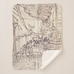 Café Terras bij Nacht, Schets van de Schone Kunste Sherpa Deken