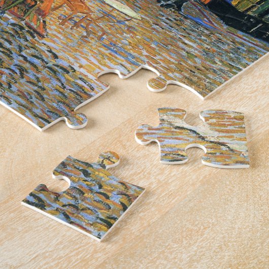 Café Terras bij nacht Van Gogh Puzzel Legpuzzel (Zijkant)