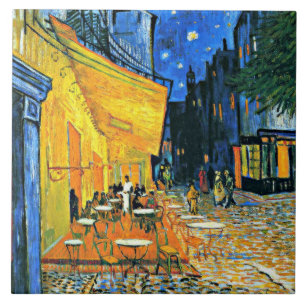 Cafe Terras door Vincent van Gogh, Tegeltje