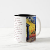 Café Terrasse Deux Tons Mug 11oz (Devant droit)