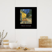 Cafe Terrasse par van Gogh Poster Imprimer (Cuisine)