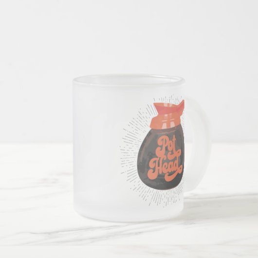 (Café) Tête de pot Tête de café Mug (Devant droit)