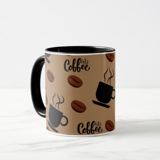 Café Thème Café Mug (Devant gauche)