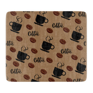 Cafe Thleed Coffee Kitchen Kutting Board Snijplank