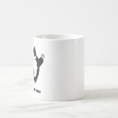 Café Time Mug de chat noir pour Introvertis (Centre)