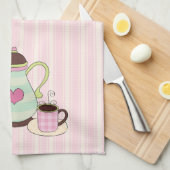 Café Time Serviette de cuisine (Quart Plié)