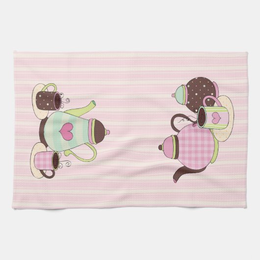 Café Time Serviette de cuisine (Horizontal)