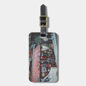 Cafe Tina's Twilight, NYC Bagagelabel (Voorkant verticaal)