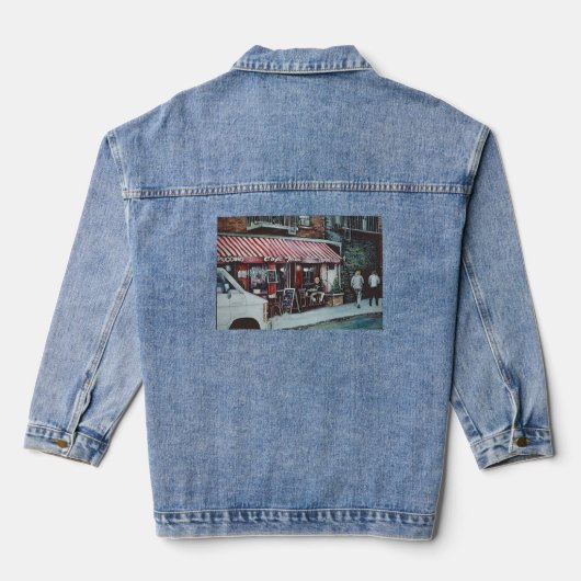 Café Tina's Twilight, NYC Denim Jacket (Achterkant)