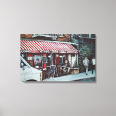 Café Tina's Twlight Canvas Afdruk (Voorkant)