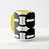 Café totalement tortue Funky / Mug de thé / Coupe (Devant gauche)