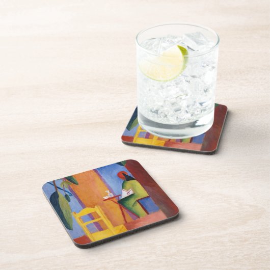 "Café turc" dessous de verre d'art (Côté Droit)