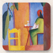 "Café turc" dessous de verre d'art (Devant)