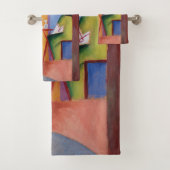 "Café Turc" Ensemble de serviettes d'art (En situation)