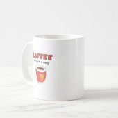 Café Un Accrochage Dans Une Mug Cadeau À Café À L' (Devant gauche)