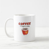 Café Un Accrochage Dans Une Mug Cadeau À Café À L' (Gauche)