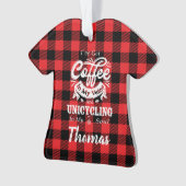 Café Unicyclage Personnalisé Dans Mes Veines Plaid (devant)