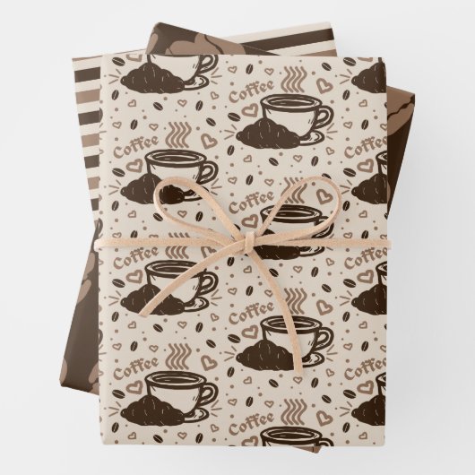 Café Vibe Trio 3 Inpakpapier Vel (In situ)