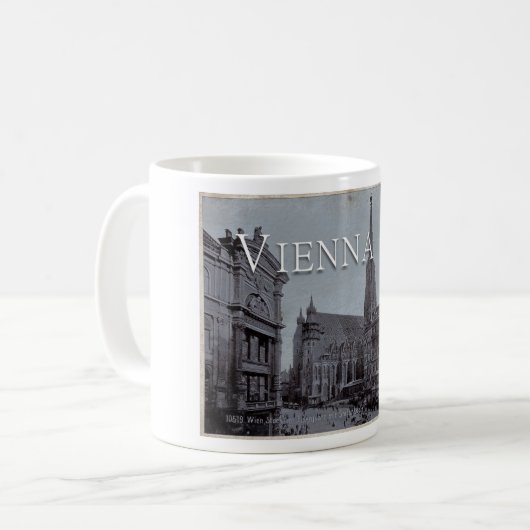 CAFÉ VIENNA AUSTRIA 1900 - MUG (Devant gauche)
