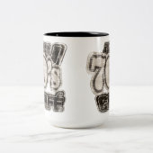Café vintage Love 70's - Mug (Centre)