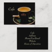 Cafe Visitekaartje (Voorkant / Achterkant)