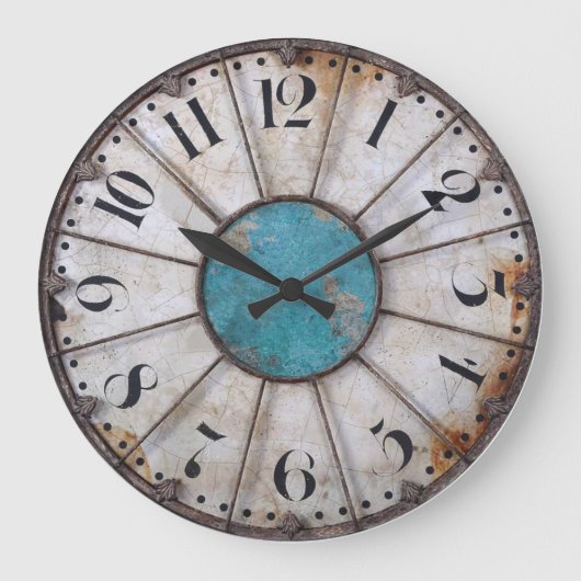 Café Wall Clock Grote Klok (Voorkant)