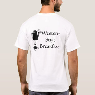 Café Western Style Petit-déjeuner T-shirt