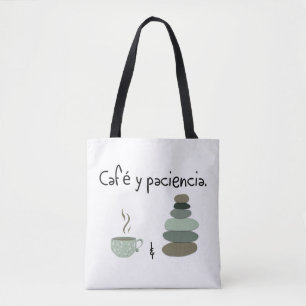 Café y Paciencia - Koffie en geduld Draagtas