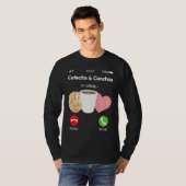 Cafecito Cafe Conchas  Cute Spanish Pun Coffee T-shirt (Voorkant volledig)