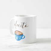 Cafecito Coffee Mok kubaanse espresso Aquarel (Voorkant links)