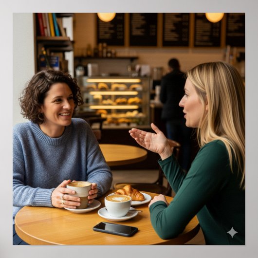cafégesprek poster (Voorkant)