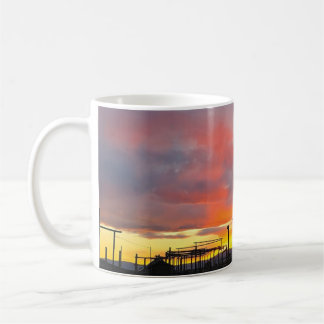 Cafeimage bij zonsondergang mok