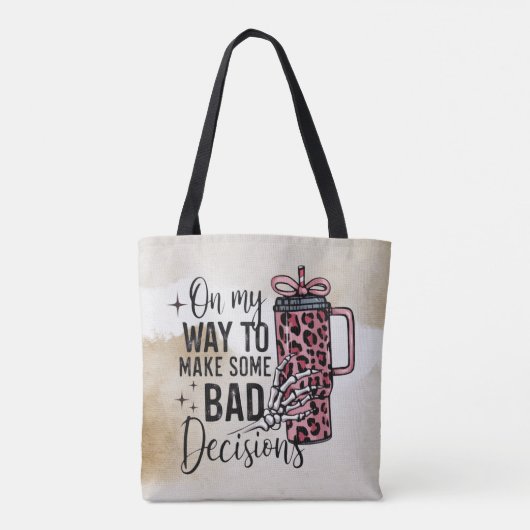 Cafeïne & Botten Tas (Achterkant)