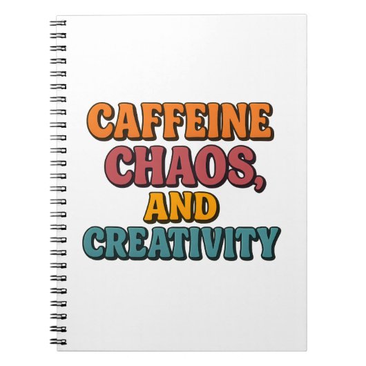 Caféine Chaos et Carnet de la créativité (Devant)