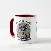 Cafeïne Chaos Raccoon Mok (Voorkant links)