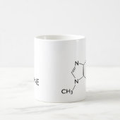 Cafeïne chemische structuur Mok (Center)