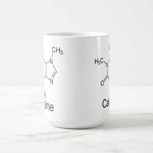 Caféine Composé chimique Mug (Centre)