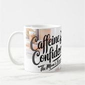 Caféine & Confiance - Maman Mug café cadeau (Gauche)