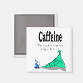Caféine - Cure magique pour magnet à boutons de dr (Recto/Verso)