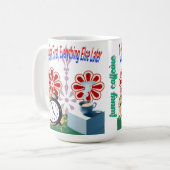 Caféine D'Abord, Tout Le Reste Plus Tard Mug (Devant gauche)