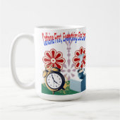 Caféine D'Abord, Tout Le Reste Plus Tard Mug (Gauche)