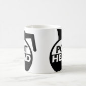 Caféine drôle de tasse de tête de pot de café (Centre)