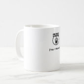 CAFEINÉ & EMBALMAGE — Tasse drôle personnalisable (Devant gauche)