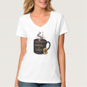 Cafeïne en Chaos T-shirt (Voorkant)
