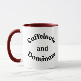 Cafeïne en Domineren Mok