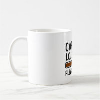 Cafeïne laden... Even geduld, grappige koffie Mok