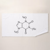 Caféine Molécule Chimie Café Atomes (Serviette de bain)