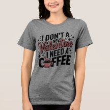 Cafeïne over liefde: gezellig T-shirt