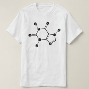 cafeïnebonenmolecule t-shirt