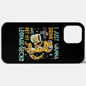 Cafeïnegezelschap: Leopard Gecko Coffee Bliss Case-Mate iPhone Case (Achterkant (horizontaal))
